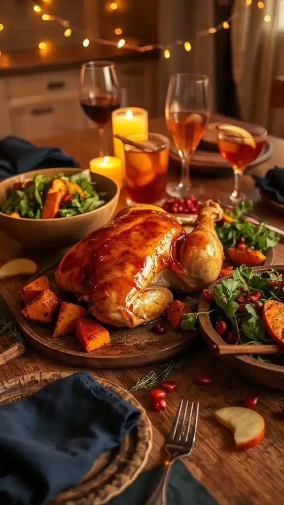apple cider glazed chicken