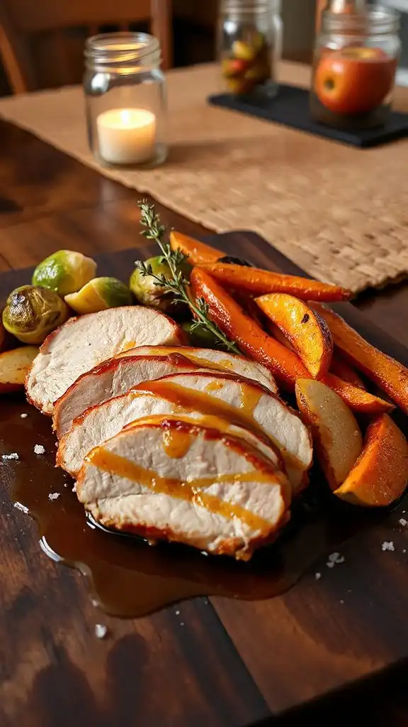 apple cider glazed pork
