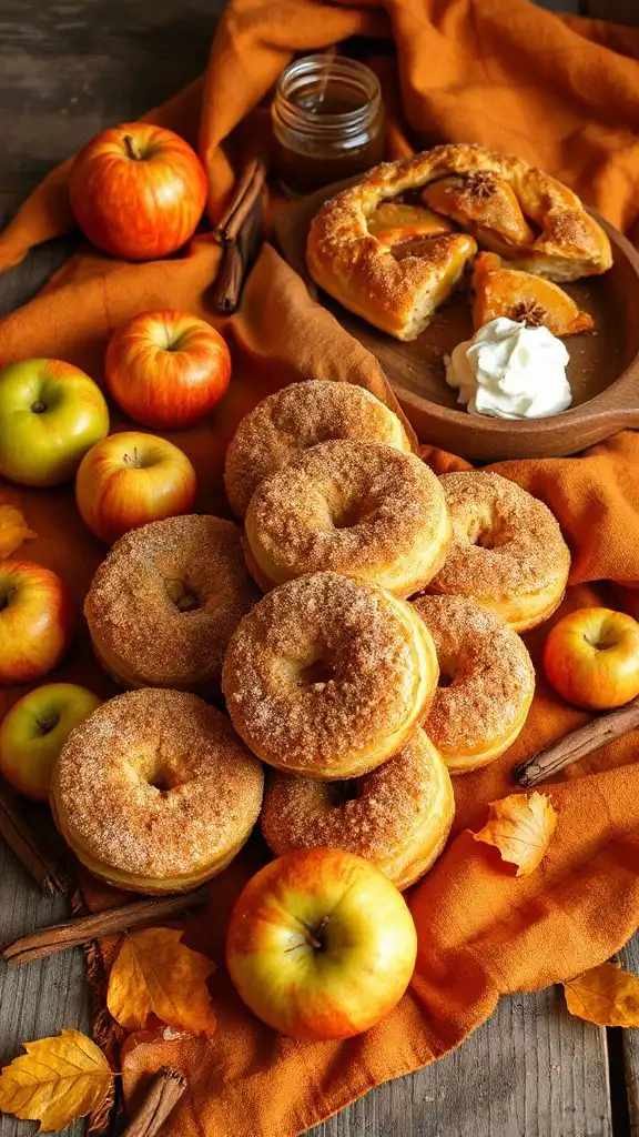 apple cider spice donuts