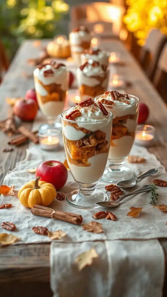 apple cider yogurt parfaits apple cider yogurt parfaits