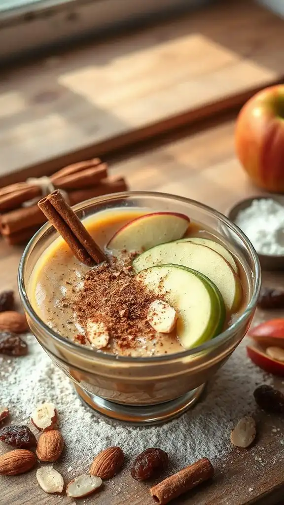 apple cinnamon chia pudding