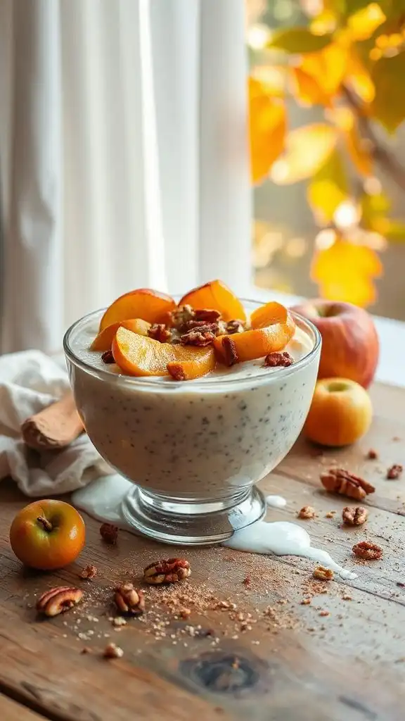 apple cinnamon chia pudding