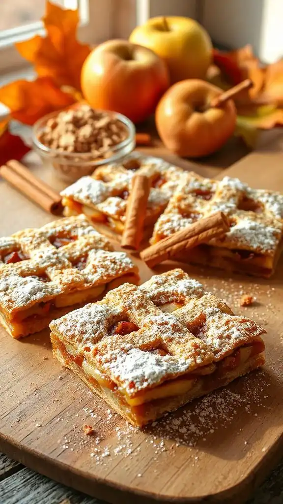 apple cinnamon dessert bars