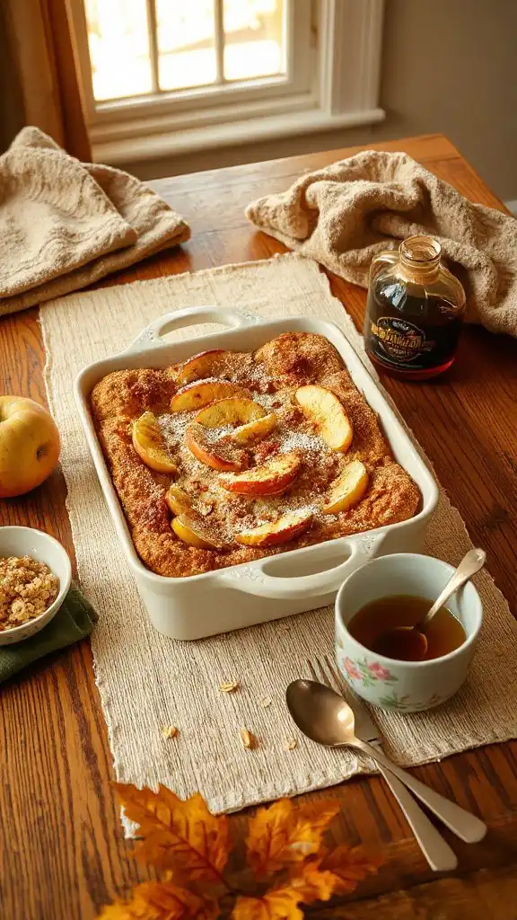 apple cinnamon oatmeal bake