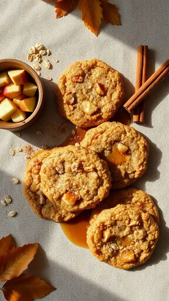 apple cinnamon oatmeal cookies