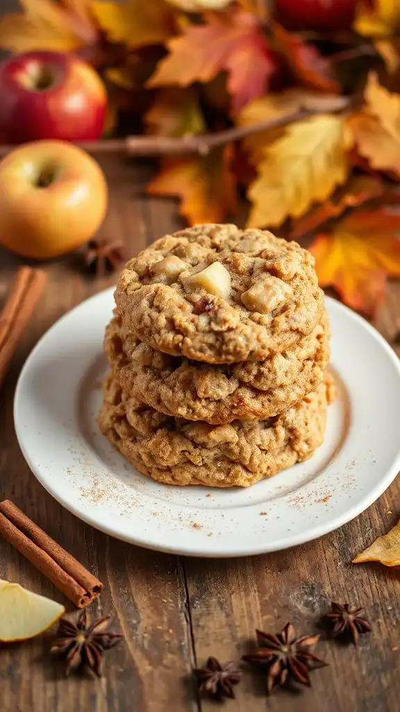 apple cinnamon oatmeal cookies apple cinnamon oatmeal cookies