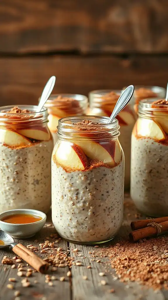 apple cinnamon overnight oats