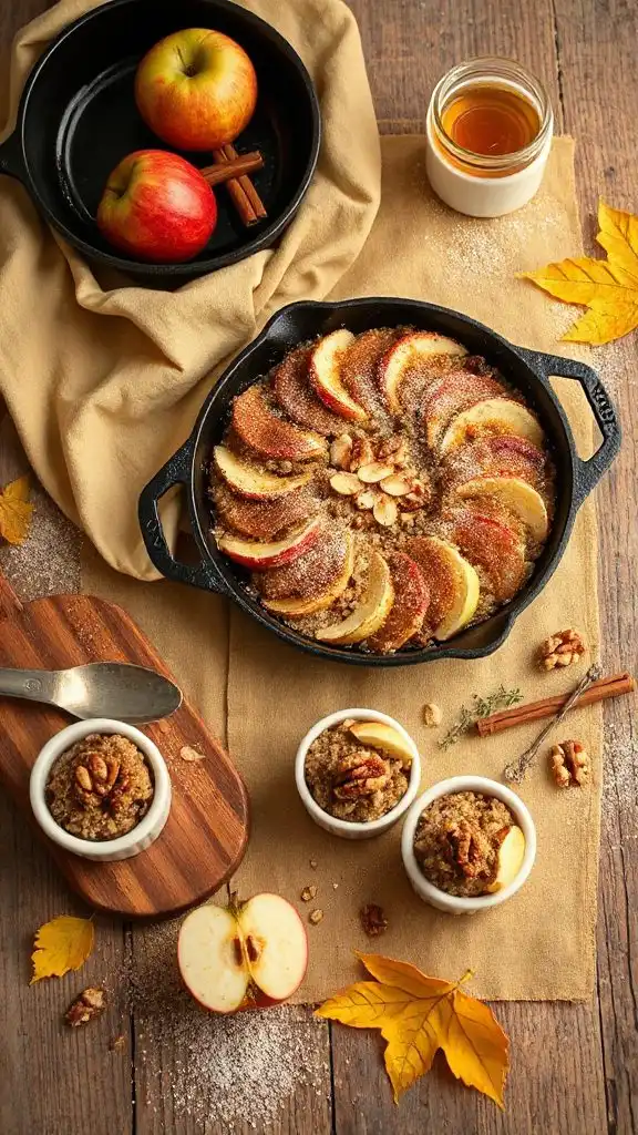 apple cinnamon quinoa bake