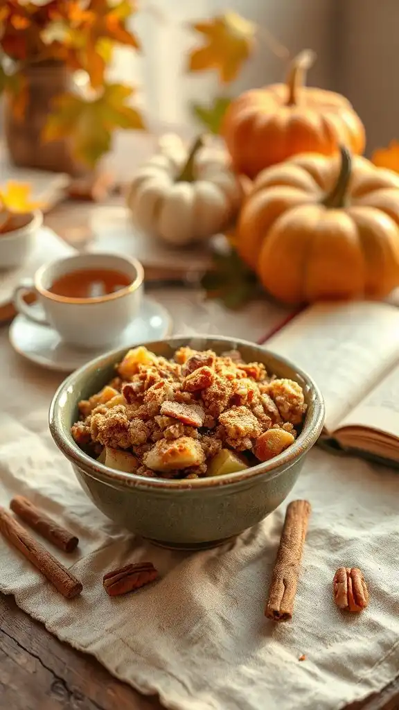 apple cinnamon quinoa dessert