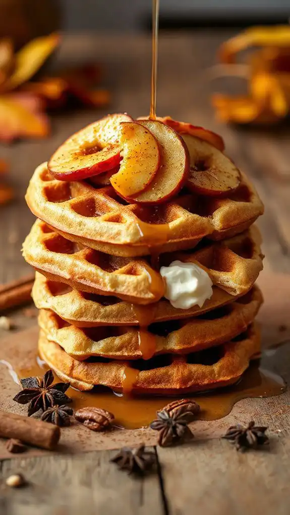 apple cinnamon waffle recipe