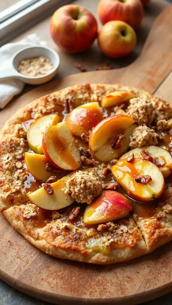 apple crisp pizza recipe