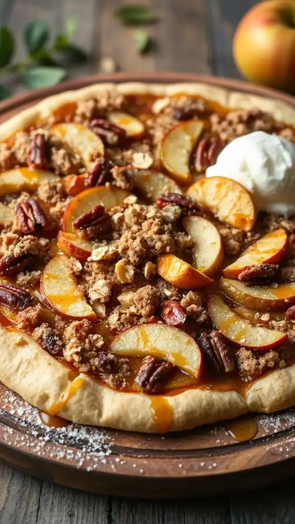 apple crisp pizza recipe