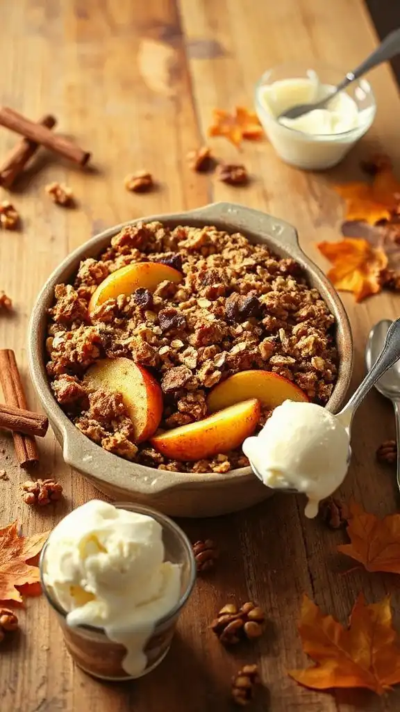 apple oat crisp dessert