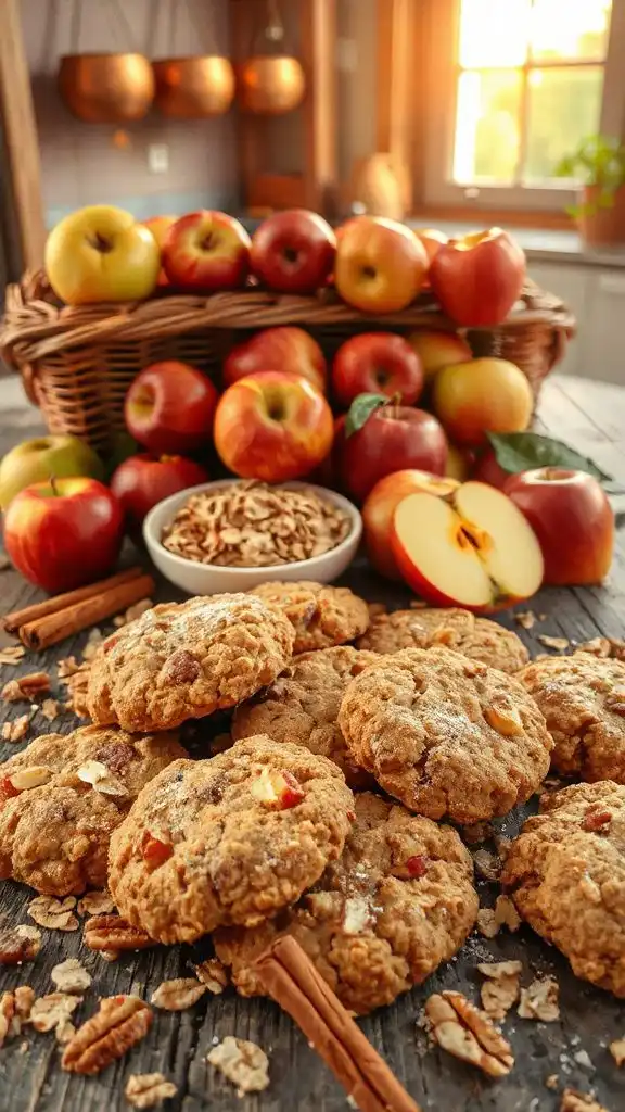 apple oatmeal cookies recipe