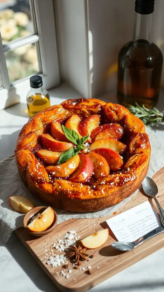 apple olive oil cake