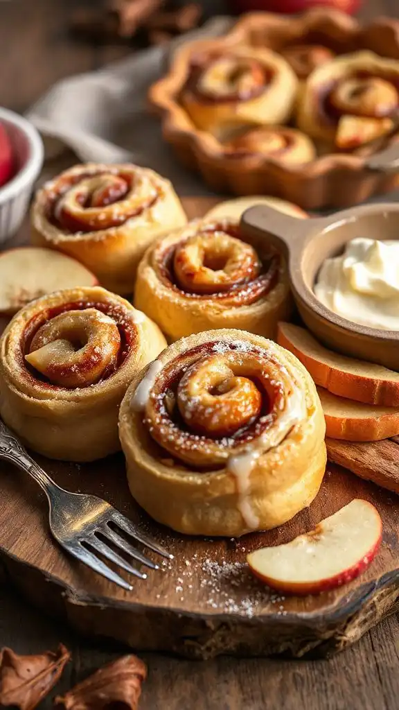 apple pie cinnamon rolls