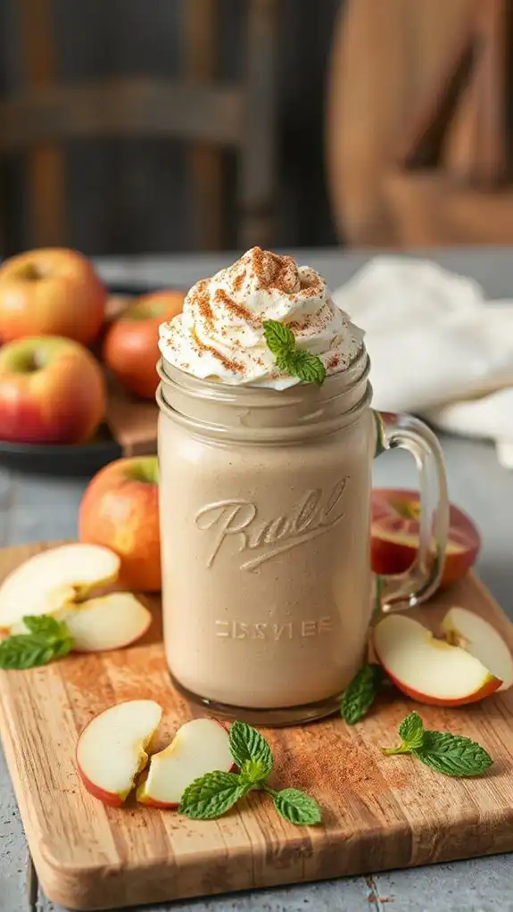 apple pie protein smoothie