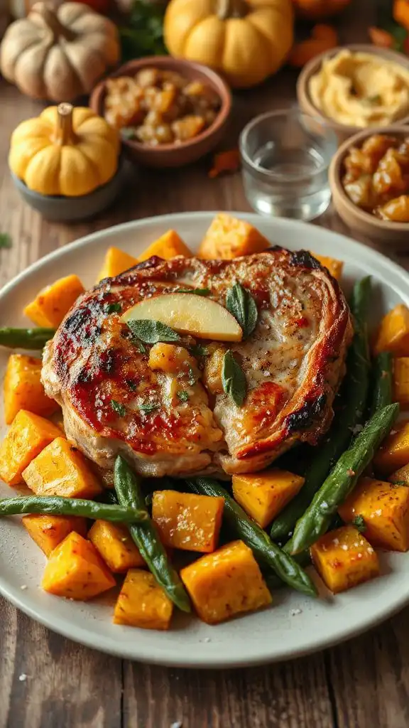 apple sage stuffed pork chops apple sage stuffed pork chops