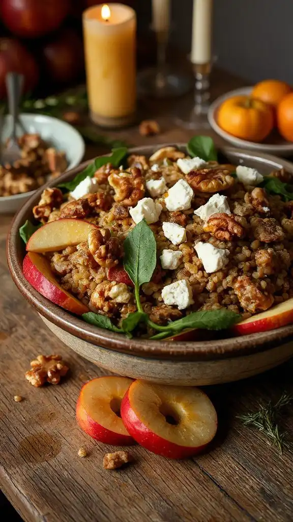 apple walnut farro salad recipe apple walnut farro salad recipe