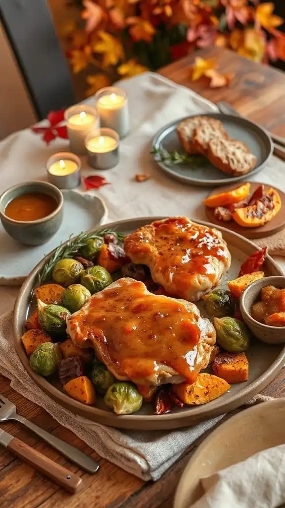 applesauce glazed pork chops