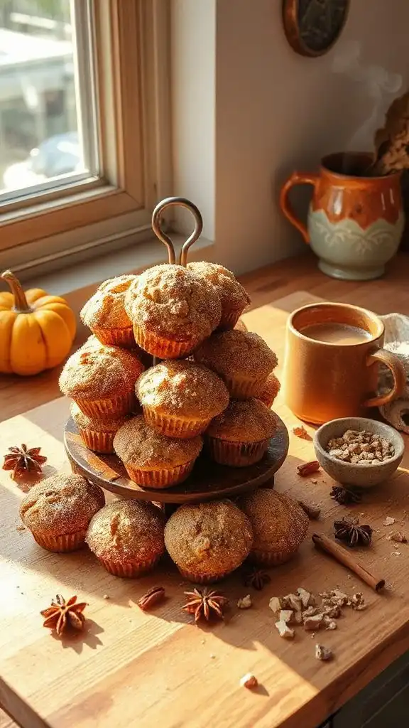 aromatic chai spice muffins