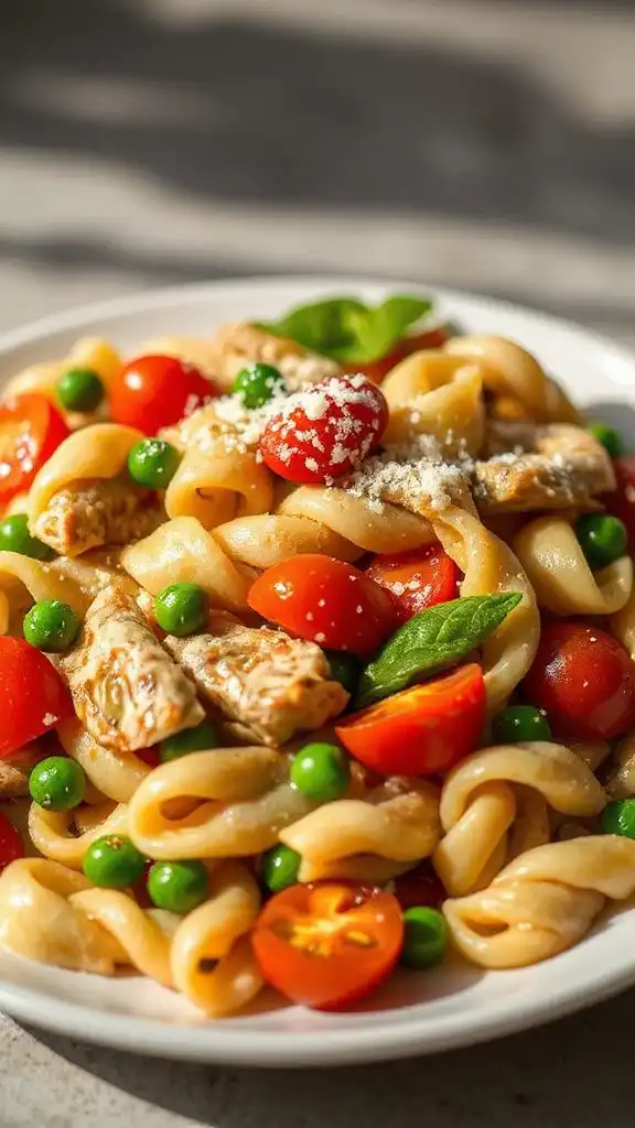 artichoke and pasta dish