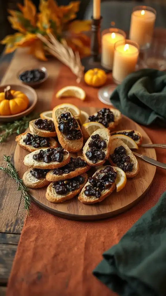 artichoke olive tapenade crostini