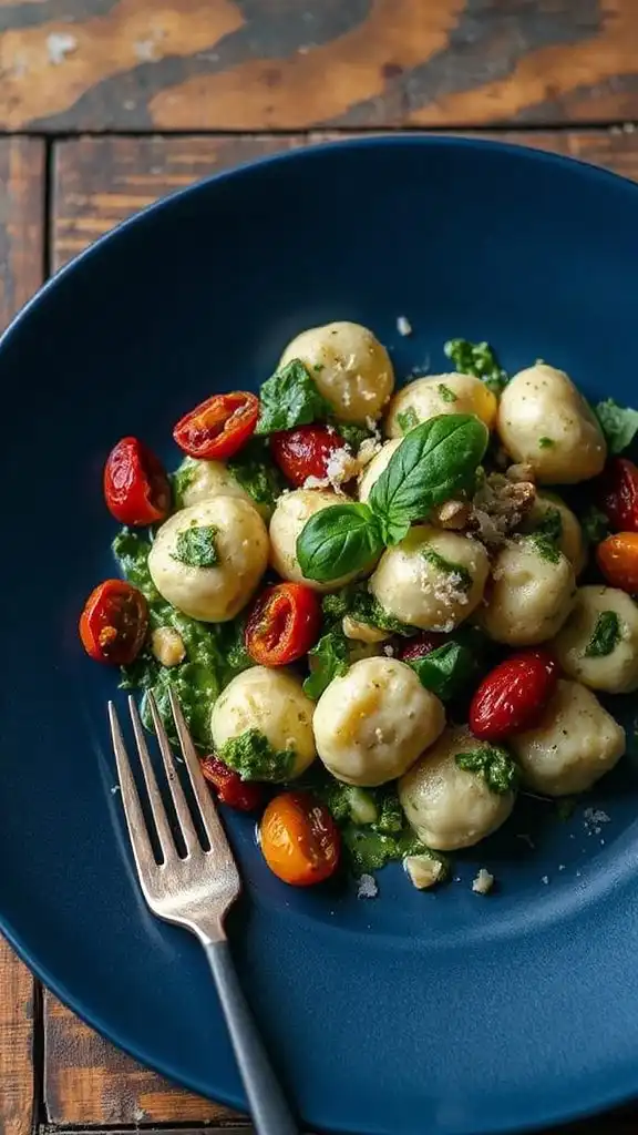 artichoke pesto ricotta gnocchi