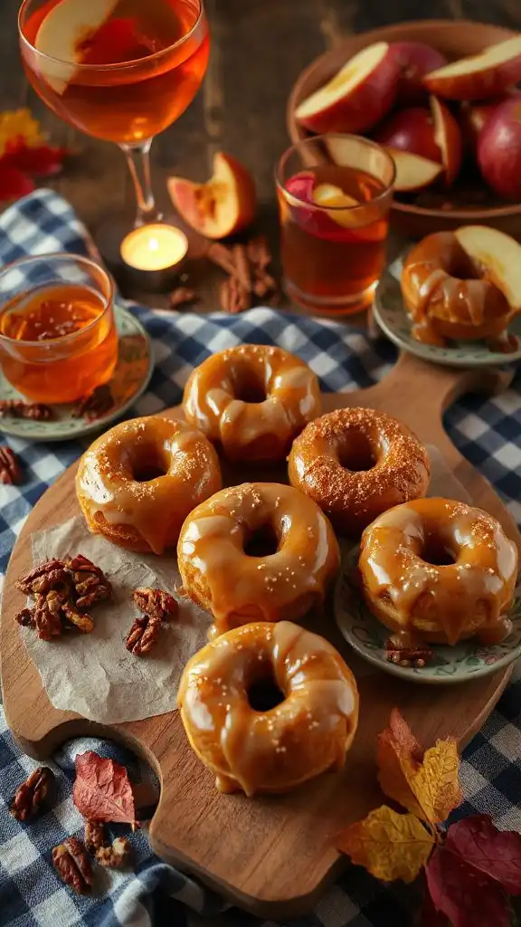 autumn apple cider donuts