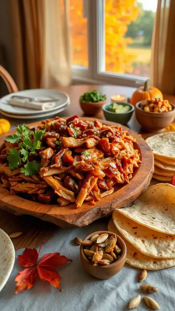 autumn apple cider tacos