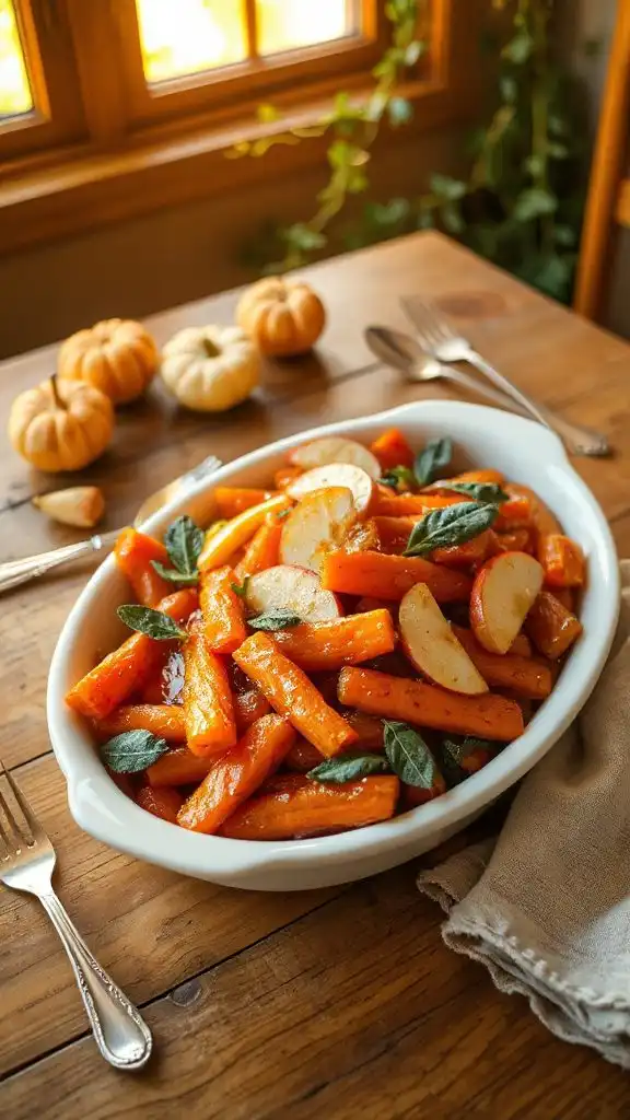autumn apple sage carrots autumn apple sage carrots