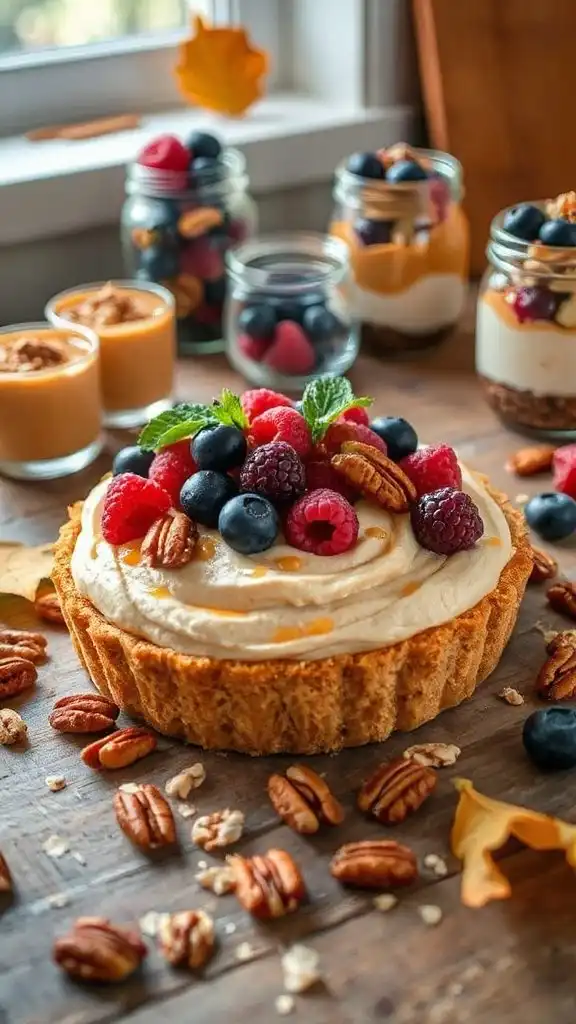 autumn berry parfait delight