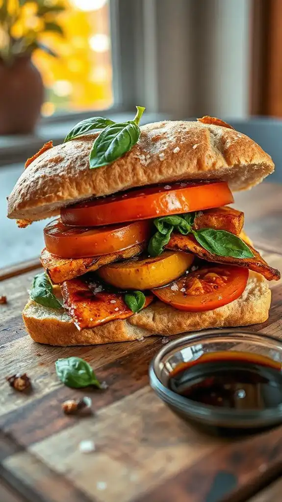 autumn caprese salad alternative