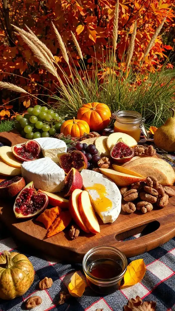 autumn cheese board delight