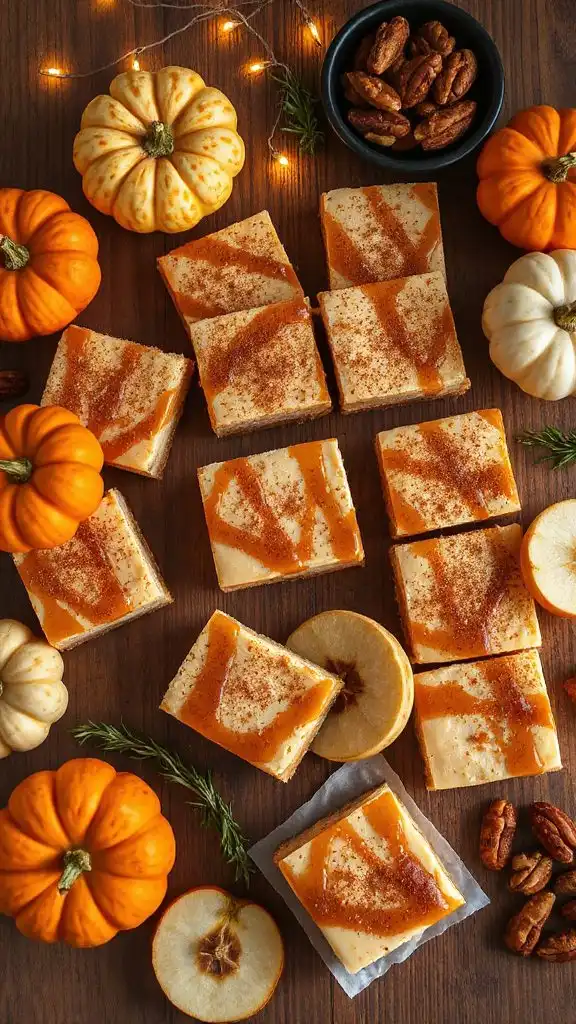 autumn flavored cheesecake bars autumn flavored cheesecake bars