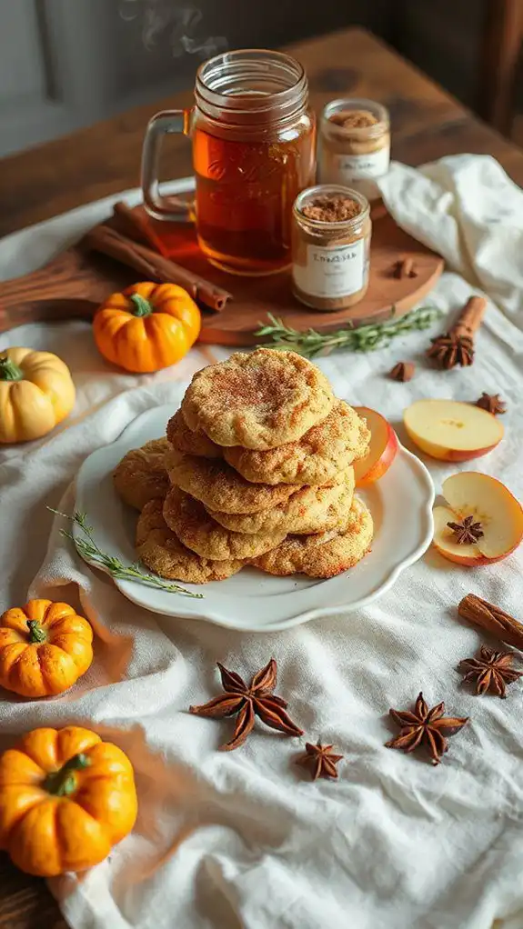 autumn flavored chewy cookies autumn flavored chewy cookies
