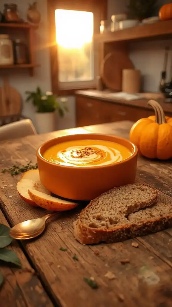 autumn flavors in soup