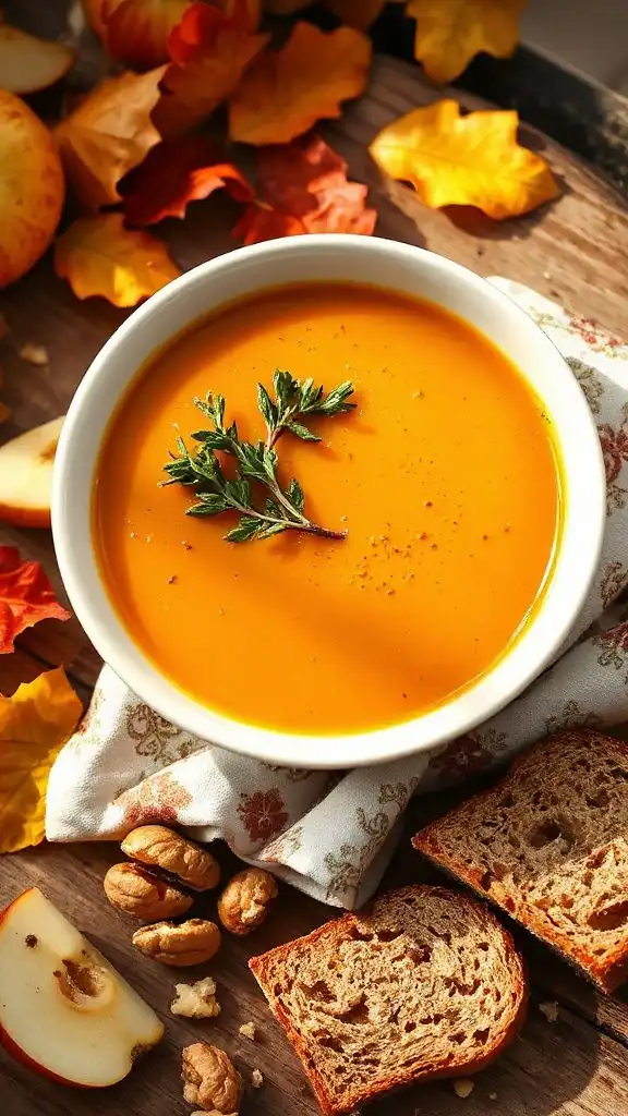 autumn flavors in soup