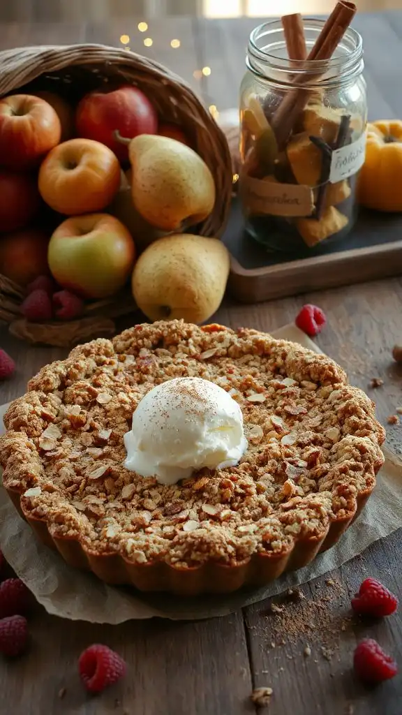 autumn fruit dessert delight