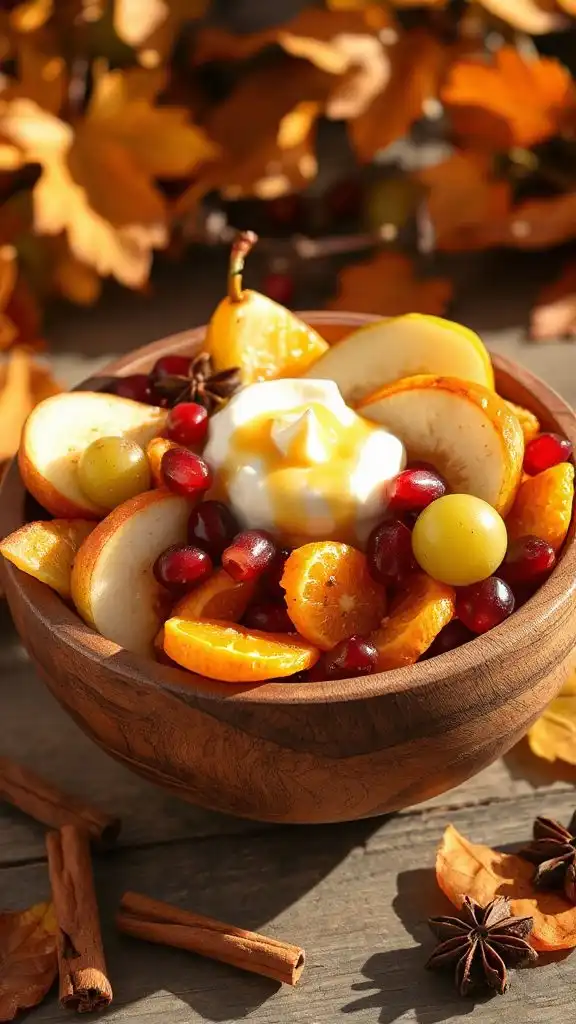 autumn fruit salad delight