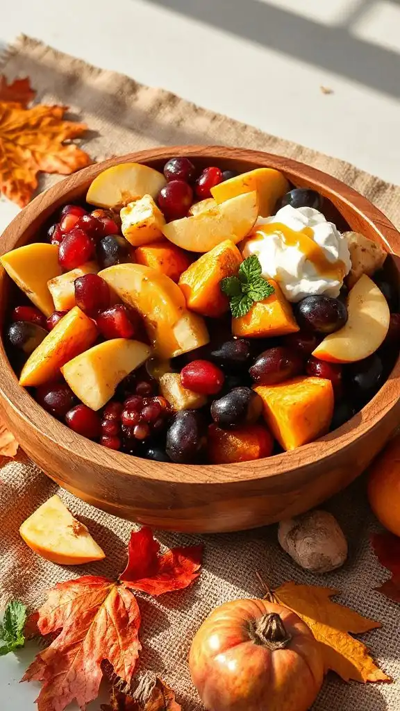 autumn fruit salad delight