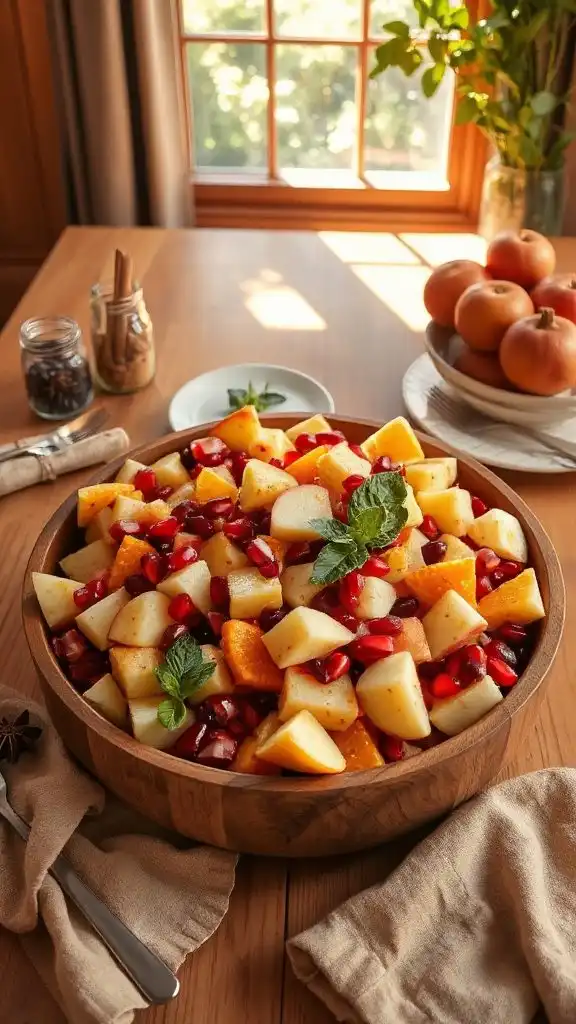autumn fruit salad recipe
