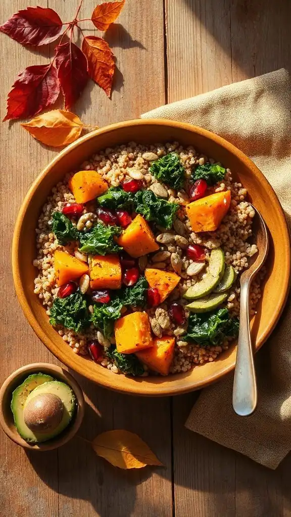 autumn grain bowl recipe