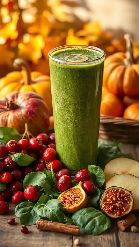 autumn green smoothie recipe