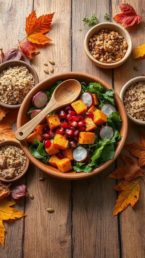 autumn harvest grain bowl