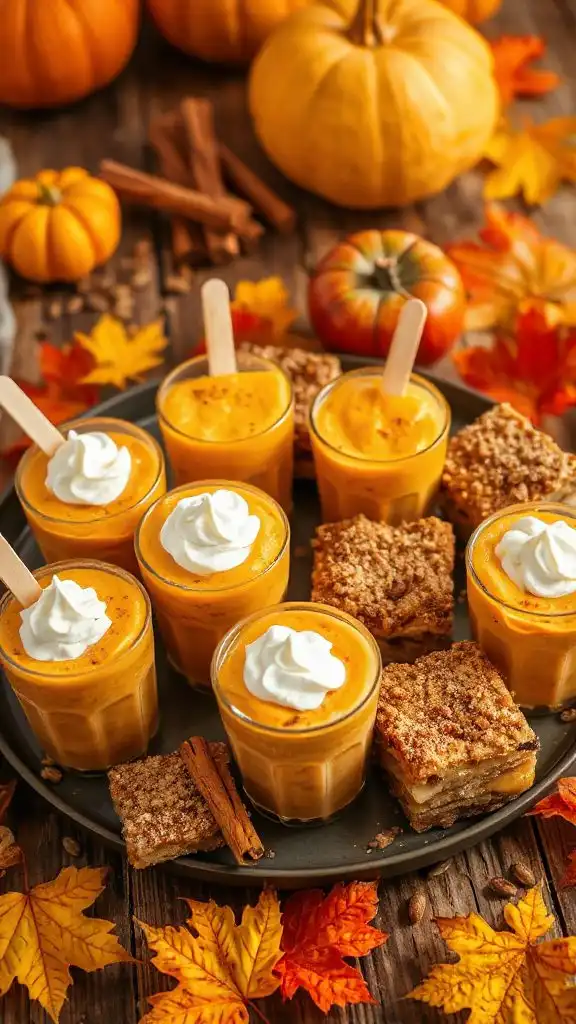 autumn inspired apple cider popsicles