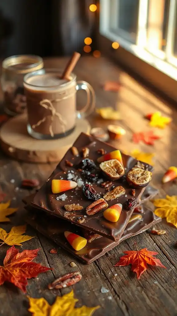autumn inspired chocolate treat