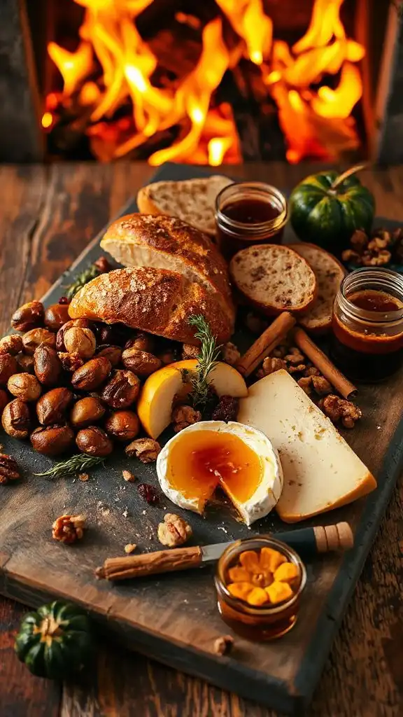 autumn inspired dessert charcuterie board