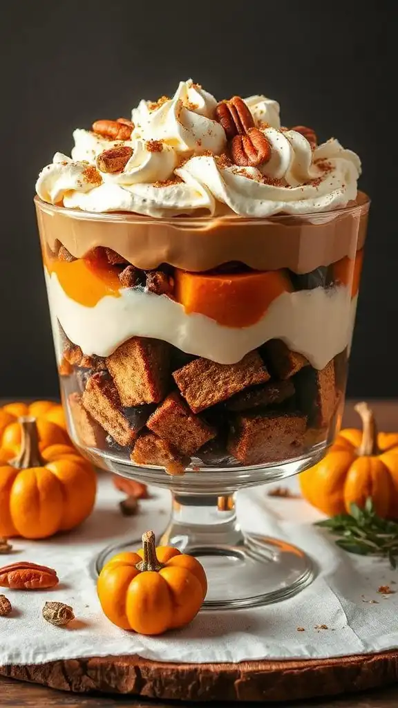 autumn inspired espresso dessert