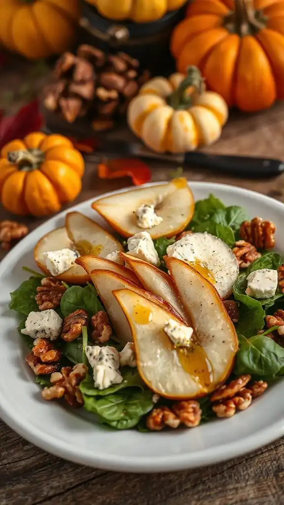 autumn inspired gourmet salad delight